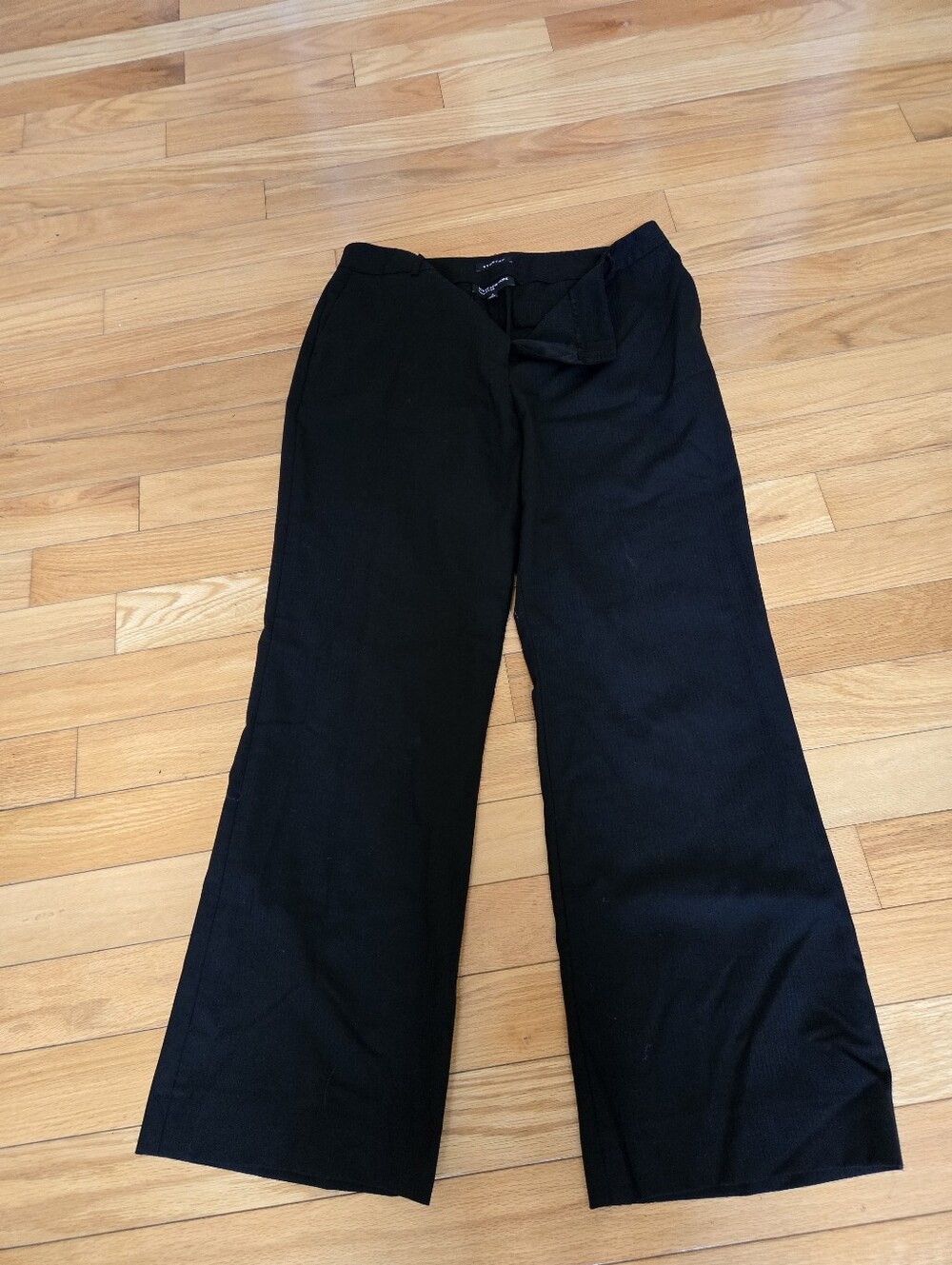 Jones New York Black Wide-Leg Trousers